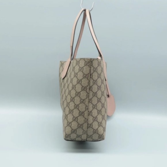 100% Authentic GUCCI Brown Canvas Tote Bag - Picture 4 of 12